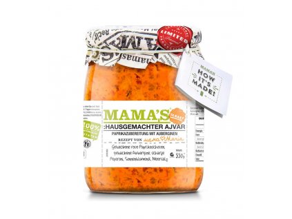 Mama's Ajvar pálivý 550g.